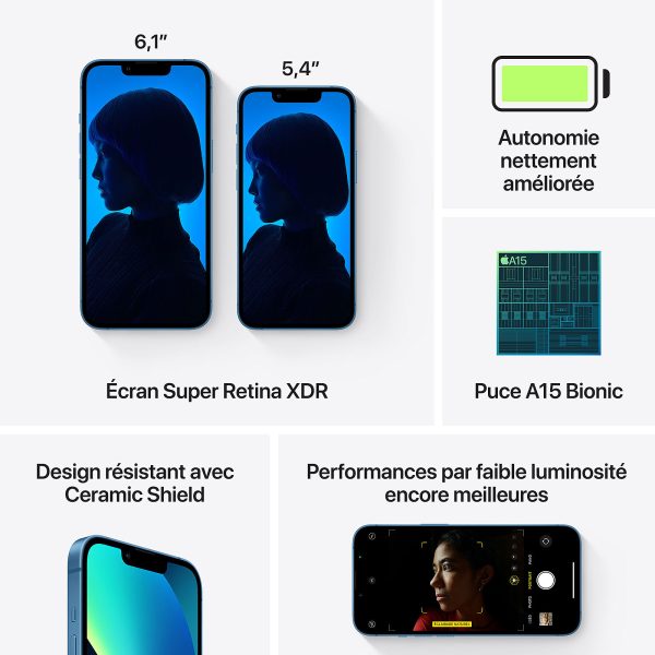 Apple iPhone 13 128 go bleu caractéristiques Apple iPhone 13 128 go bleu caractéristiques