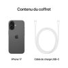 Apple iPhone 17 Noir contenu coffret Apple iPhone 17 Noir contenu coffret