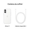 Apple iPhone 17 Blanc contenu coffret Apple iPhone 17 Blanc contenu coffret