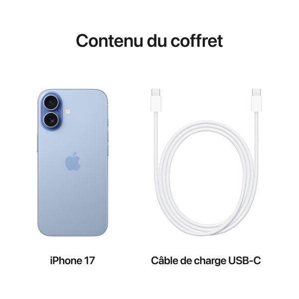 Apple iPhone 17 Brume contenu coffret Apple iPhone 17 Brume contenu coffret