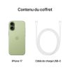 Apple iPhone 17 Sauge contenu coffret Apple iPhone 17 Sauge contenu coffret
