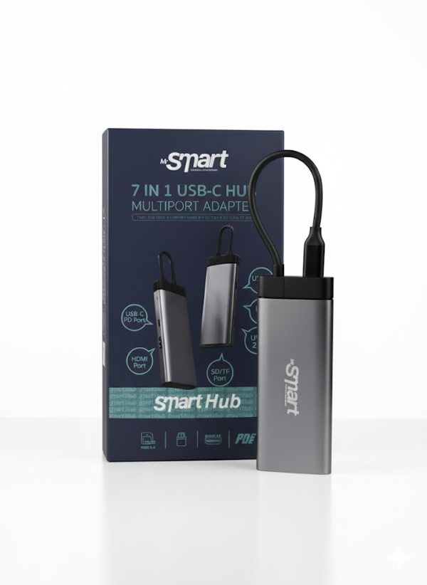 Mr SMART_ HUB 7 IN 1 USB-C MULTIPORT ADAPTER Mr SMART_ HUB 7 IN 1 USB-C MULTIPORT ADAPTER