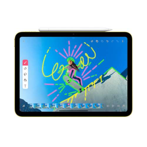 Apple pencil type C sur l'ipad A16 Apple pencil type C sur l'ipad A16