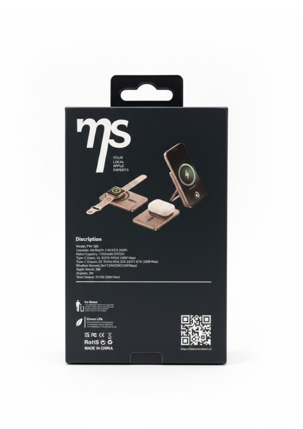 Mr SMART_PW-580 MAGNETIC WIRELESS POWER BANK 5000mAh 2 Mr SMART Power Bank Magnétique Sans Fil 5000 mAh